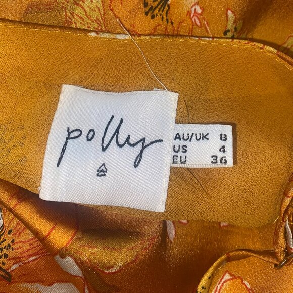 Floral Silk Dress - Picture 4 of 4